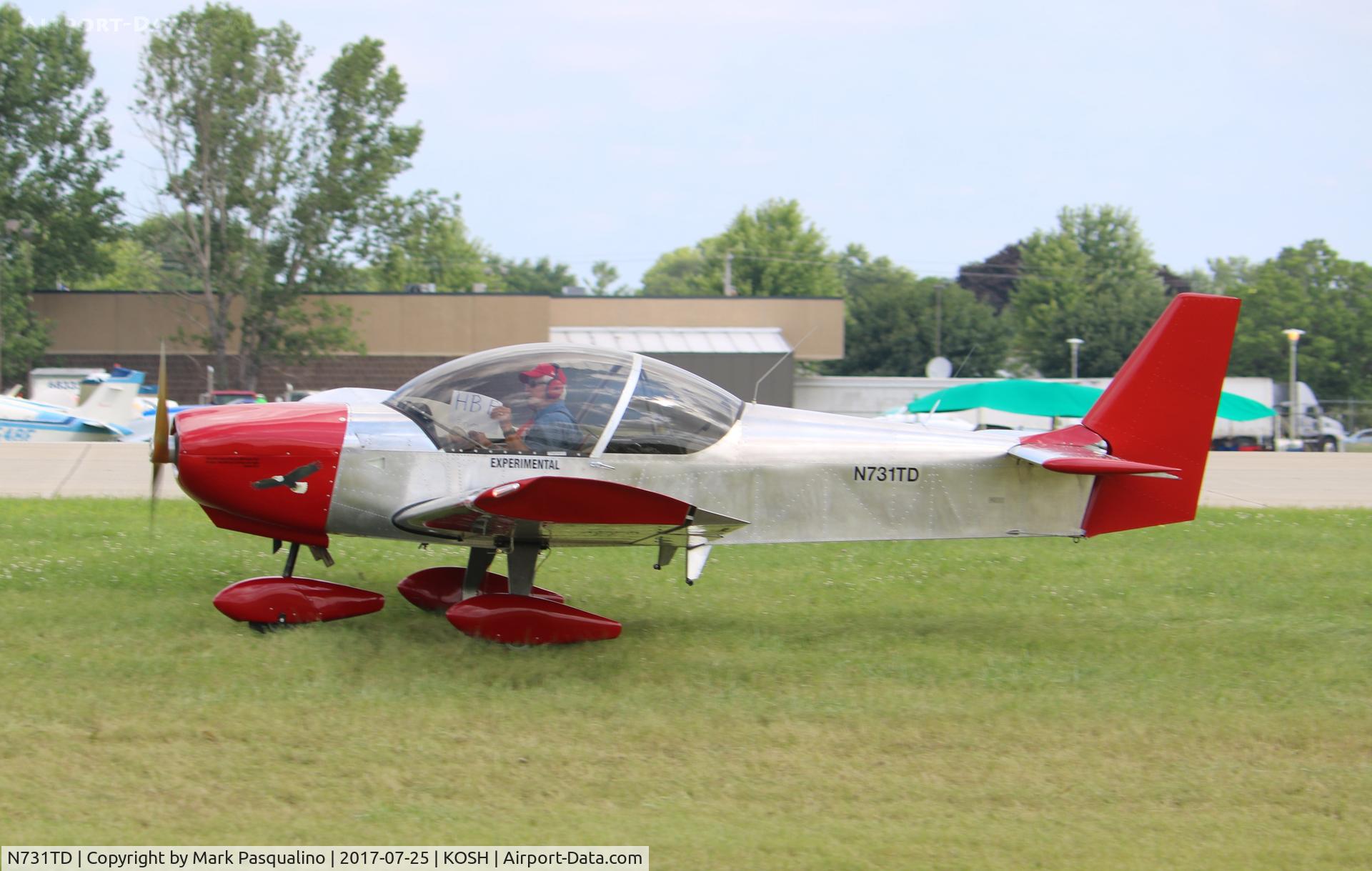 N731TD, 2014 Zenith CH-650 C/N 65-8634, Zenith CH 650