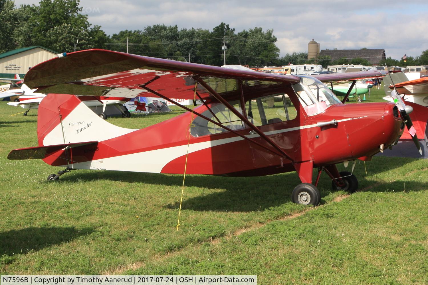 N7596B, 1957 Champion 7FC C/N 7FC-94, 1957 Champion 7FC, c/n: 7FC-94