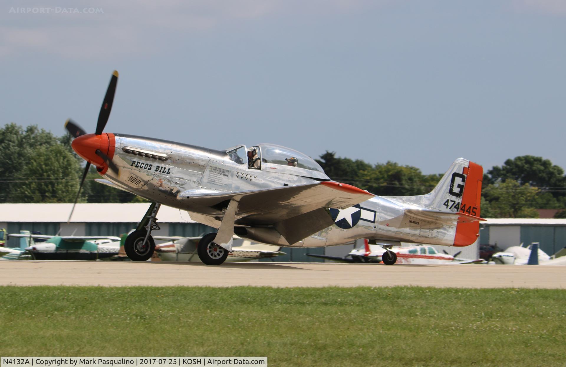 N4132A, 1944 North American P-51D Mustang C/N 122-40985, North American P-51D