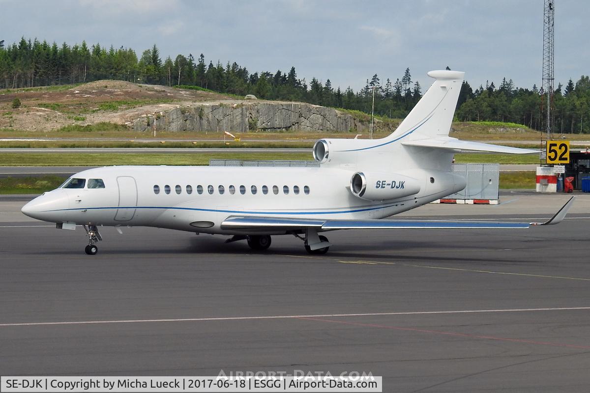 SE-DJK, 2009 Dassault Falcon 7X C/N 59, At Gothenburg