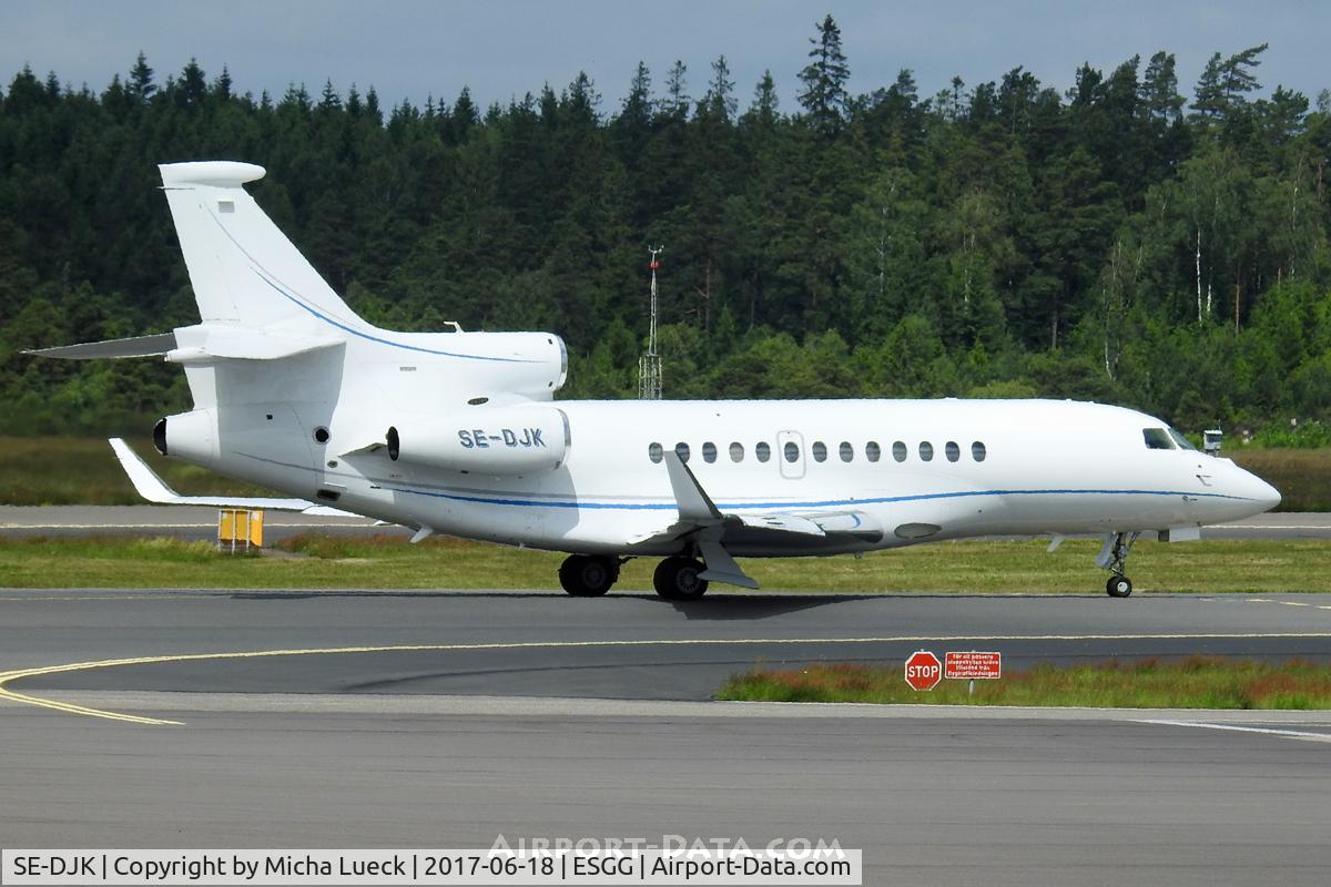 SE-DJK, 2009 Dassault Falcon 7X C/N 59, At Gothenburg