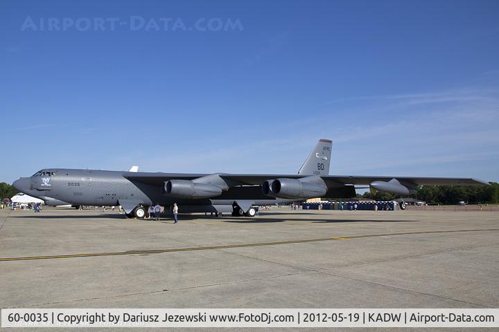 60-0035, 1960 Boeing B-52H Stratofortress C/N 464400, B-52H Stratofortress 60-0035 BD from 93rd BS 307th BW Barksdale AFB, LA