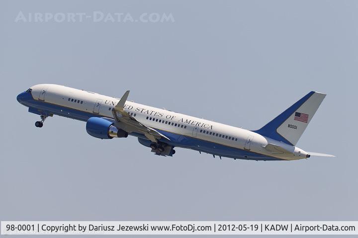 98-0001, 1998 Boeing VC-32A (757-200) C/N 29025, C-32A 98-0001 