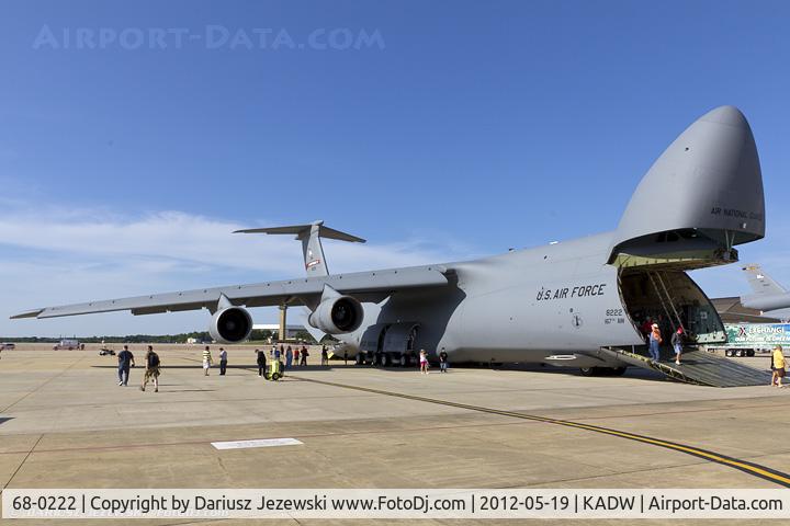 68-0222, 1968 Lockheed C-5A Galaxy C/N 500-0025, C-5A Galaxy 68-0222 from 167th AS 167th AW Martinsburg ANGB, WV