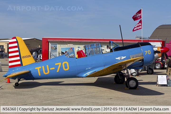 N56360, 1942 Convair BT-13A Valiant C/N 5946, Convair BT-13A Valiant  C/N 5946, N56360