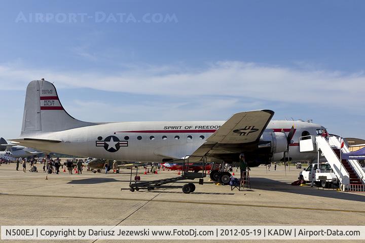 N500EJ, 1945 Douglas C-54E Skymaster (DC-4A) C/N DO316, Douglas C-54E-DC Skymaster  C/N 27370 - Berlin Airlift Historical Foundation, N500EJ
