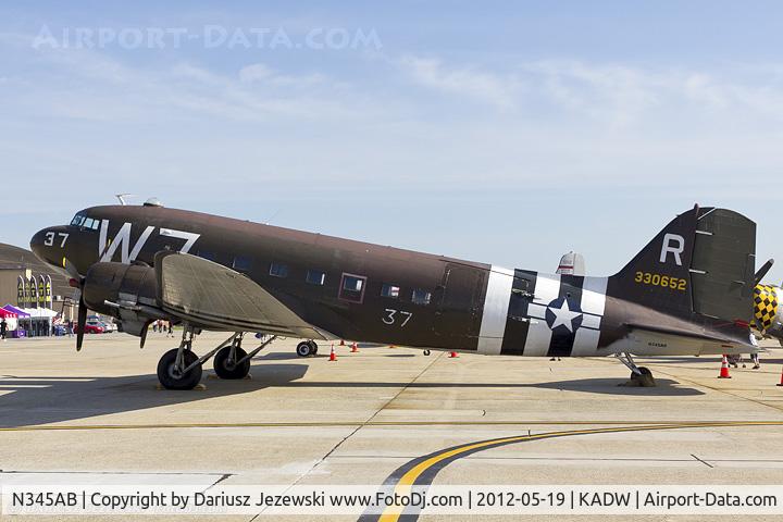 N345AB, 1943 Douglas DC3C-S1C3G (C-47A) C/N 13803, Douglas DC-3C-S1C3G  C/N 13803, N345AB