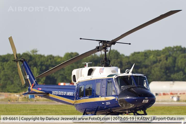 69-6661, Bell UH-1N Iroquois C/N 31067, UH-1N Twin Huey 69-6661 61 from 1st HS 