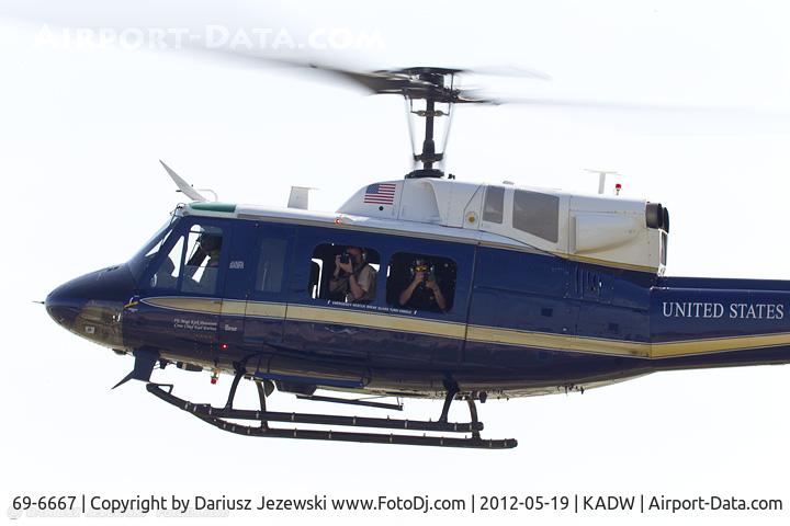 69-6667, 1969 Bell UH-1N Iroquois C/N 31073, UH-1N Twin Huey 69-6667 67 from 1st HS 