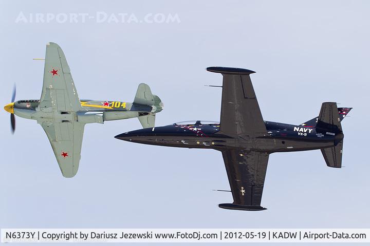 N6373Y, 1997 Yakovlev Yak-9U-M C/N 0470404, Yak-9 N6373Y and L-39C  N55107