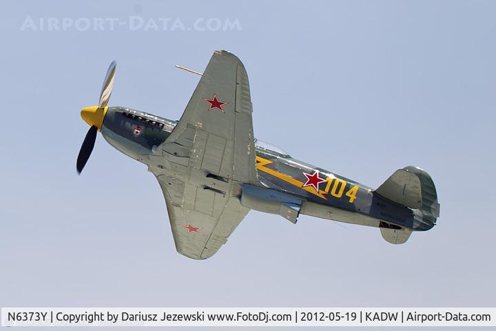 N6373Y, 1997 Yakovlev Yak-9U-M C/N 0470404, Yakovlev Yak-9U-M  C/N 0470404 - Sean Caroll, N6373Y