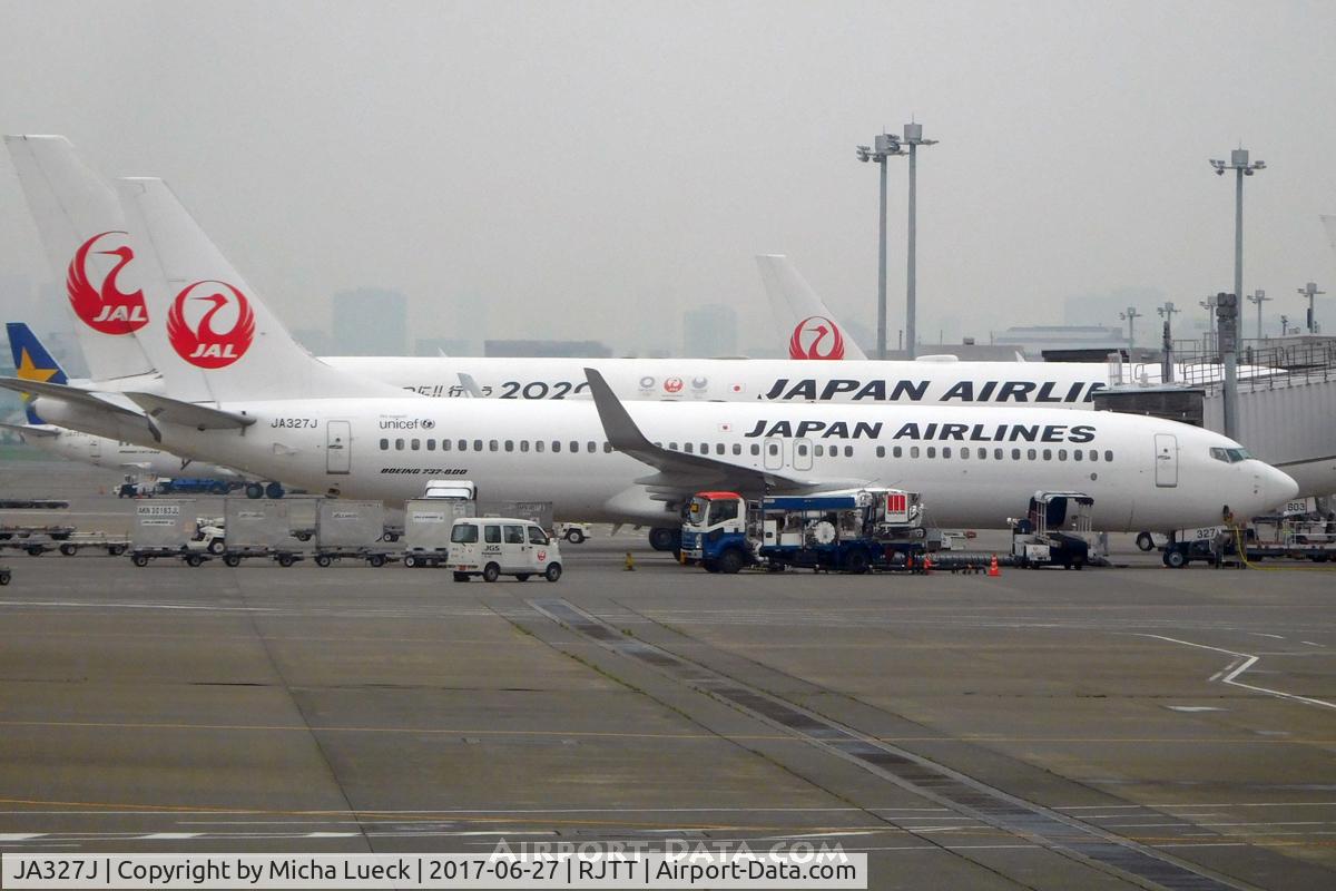 JA327J, 2010 Boeing 737-846 C/N 35356, At Haneda