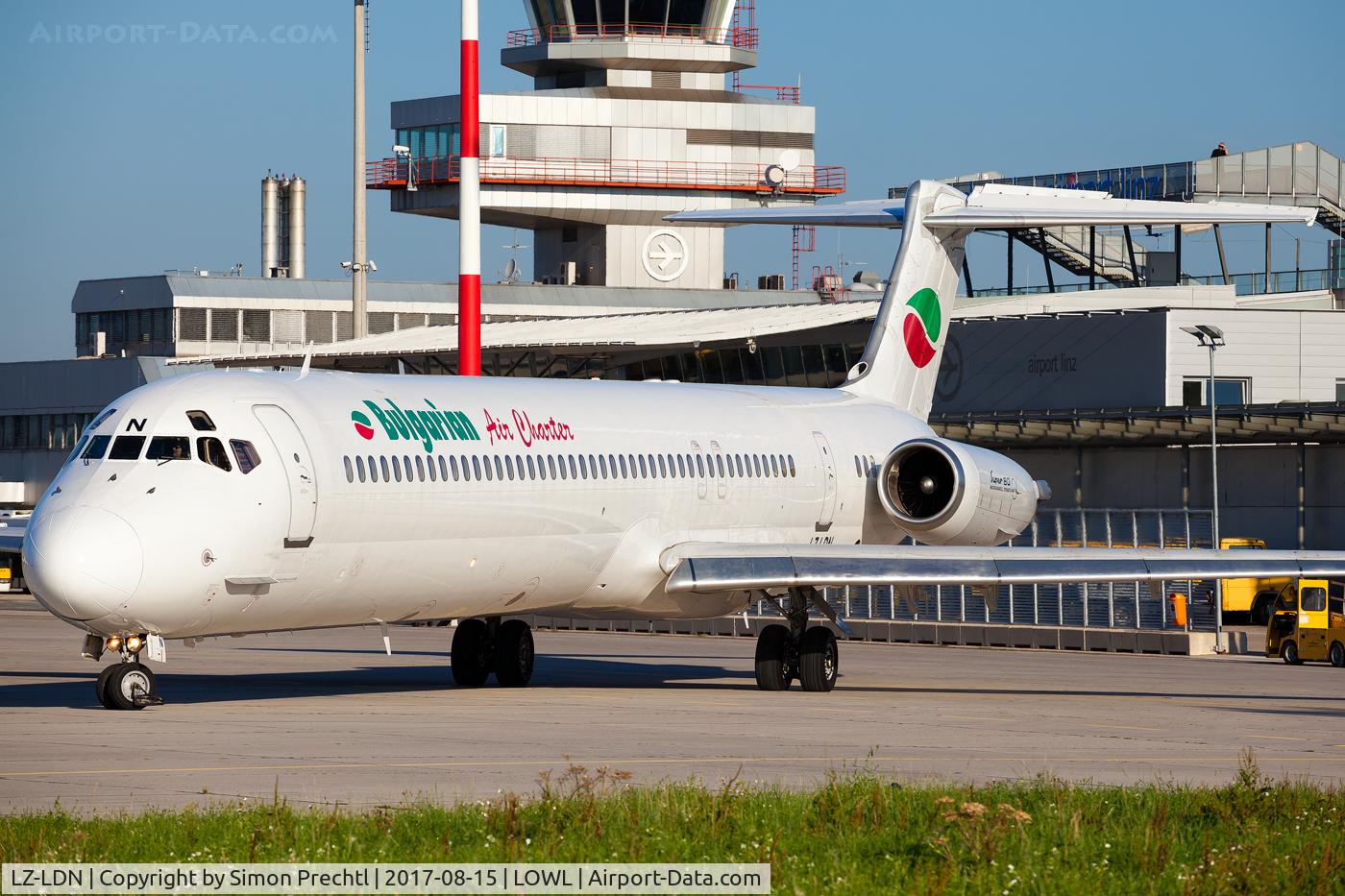 LZ-LDN, 1993 McDonnell Douglas MD-82 (DC-9-82) C/N 53216, LZ-LDN @ Linz Airport