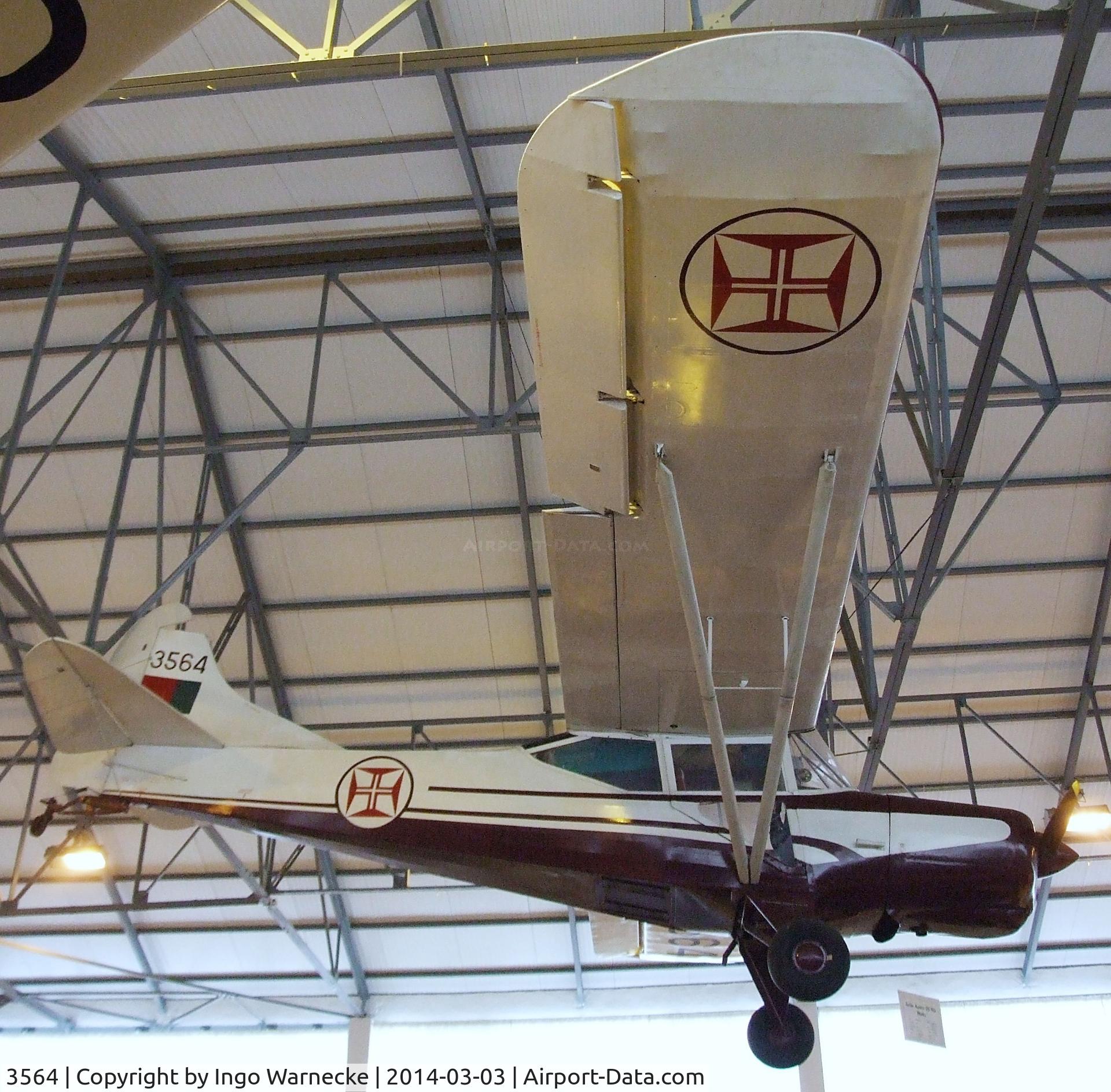 3564, 1963 Auster D.5/160 C/N OGMA-70, Auster D.5/160 at the Museu do Ar, Alverca