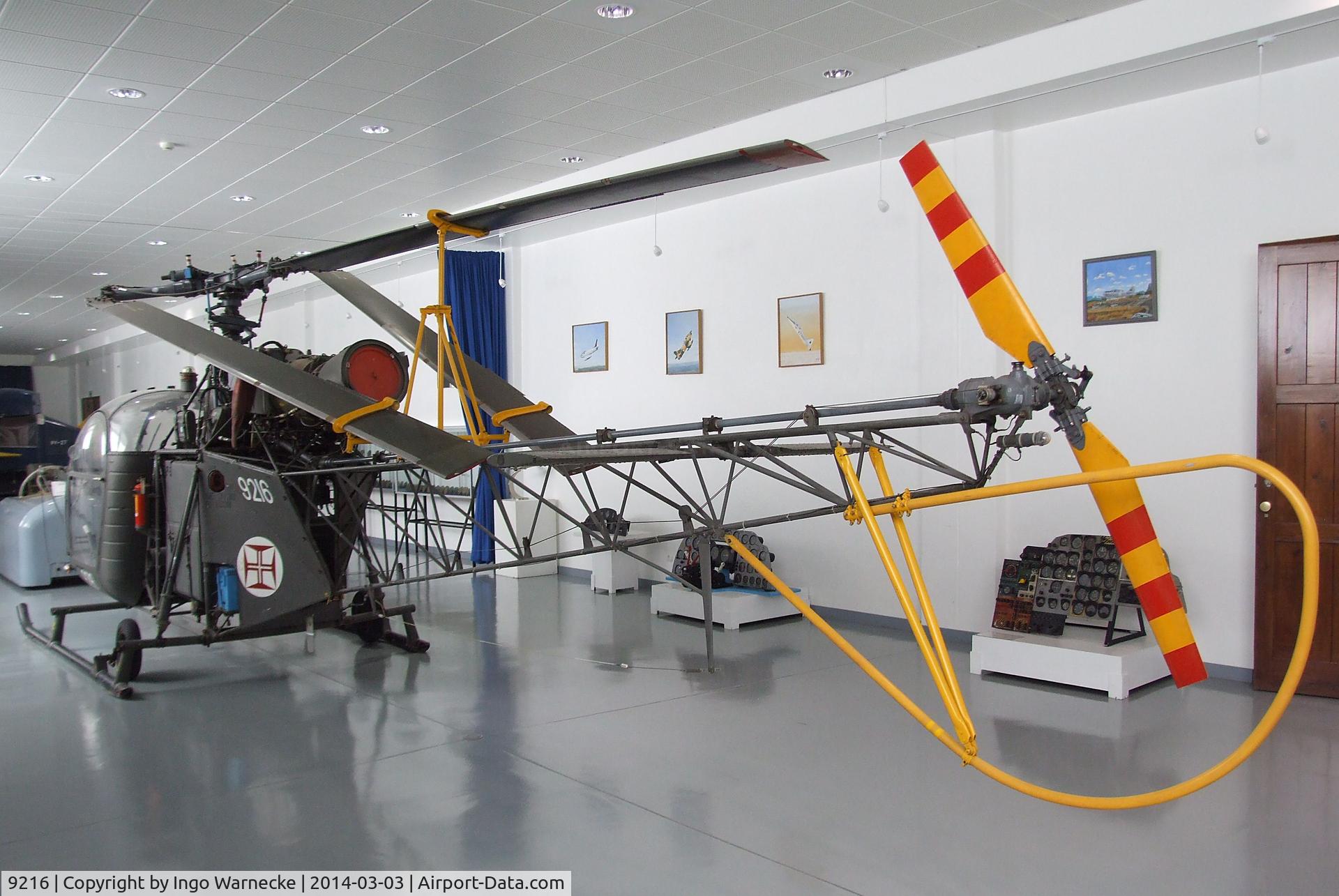 9216, Sud SE-3130 Alouette II C/N 1638, Sud-Est SE.3130 Alouette II at the Museu do Ar, Alverca