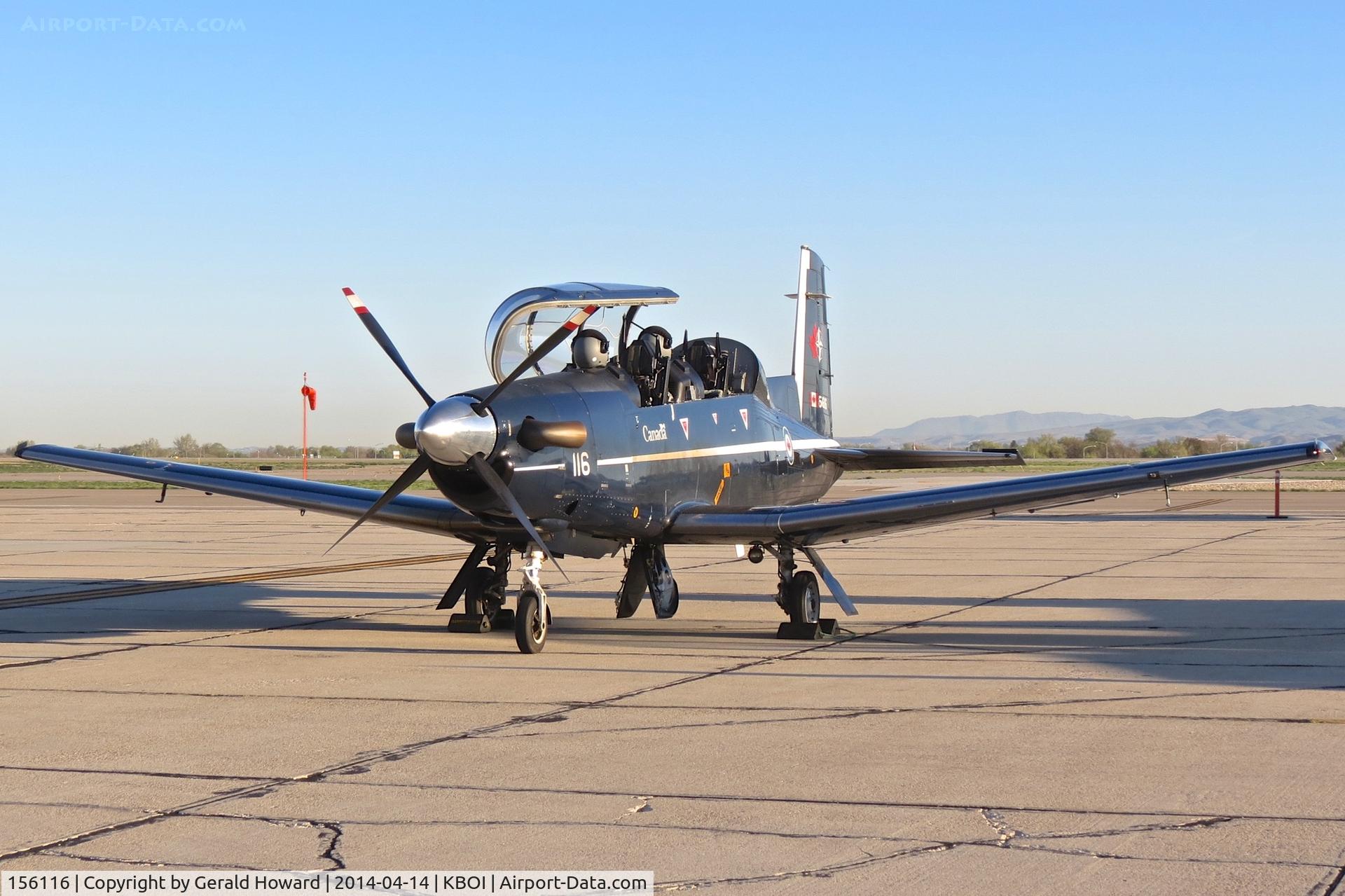 156116, Raytheon CT-156 Harvard II C/N PF-16, No.2 CFFTS, 15 Wing, Moose Jaw, Saskatchewan, Canada. Parked on the south GA ramp.