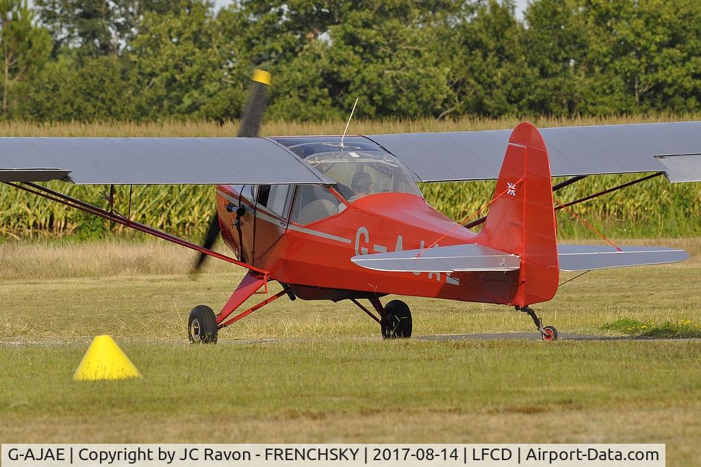 G-AJAE, 1946 Auster J-1N Alpha C/N 2237, ready to take off
