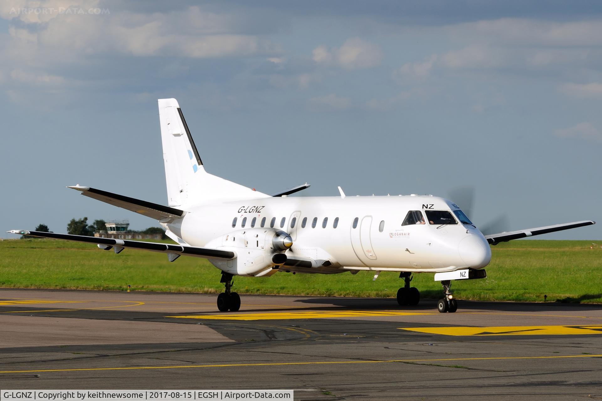 G-LGNZ, 1989 Saab 340B C/N 340B-167, Regular Visitor.