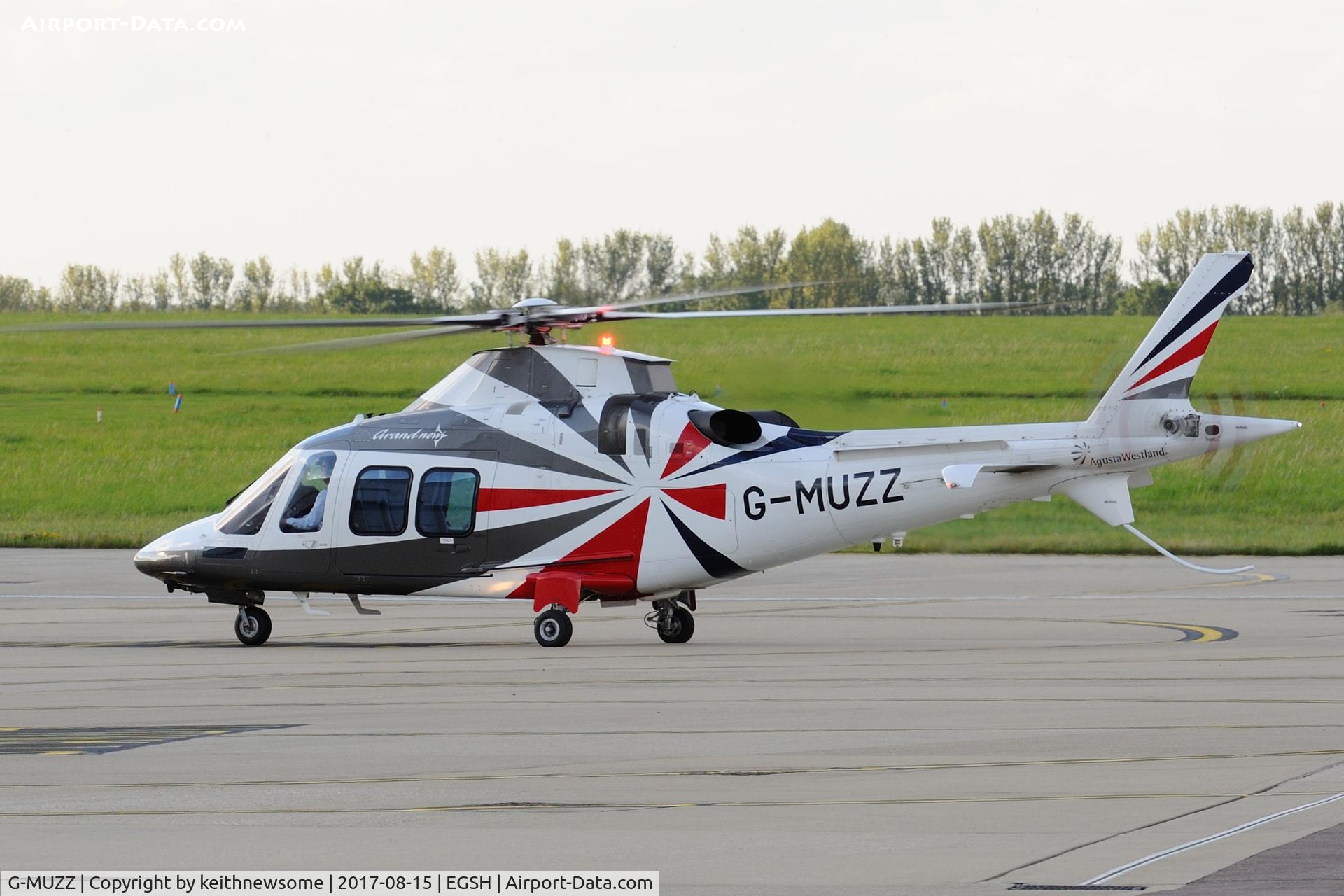 G-MUZZ, 2013 AgustaWestland AW-109SP GrandNew C/N 22325, Frequent Visitor.
