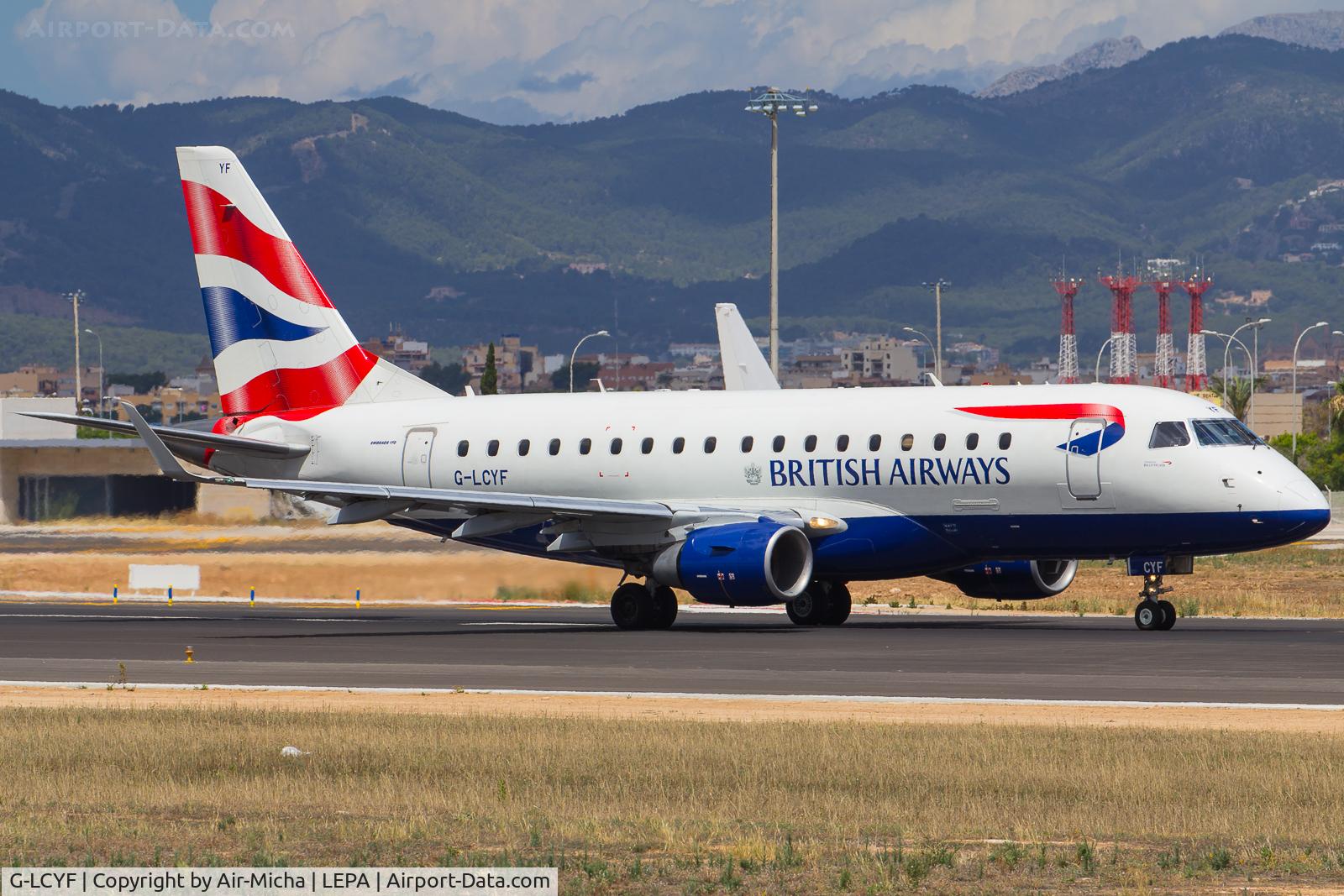 G-LCYF, 2009 Embraer 170STD (ERJ-170-100STD) C/N 17000298, BA CityFlyer