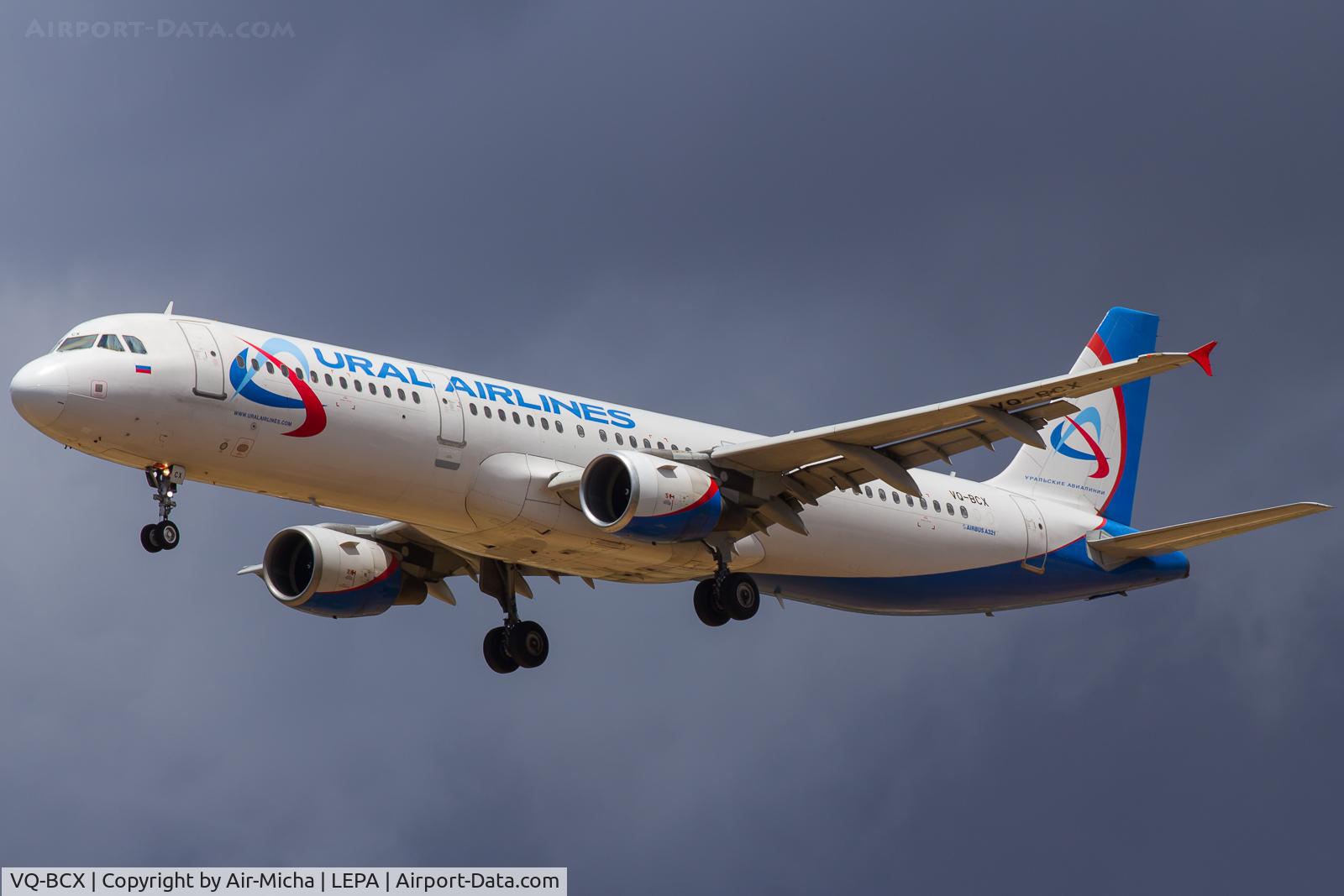 VQ-BCX, 2002 Airbus A321-211 C/N 1720, Ural Airlines