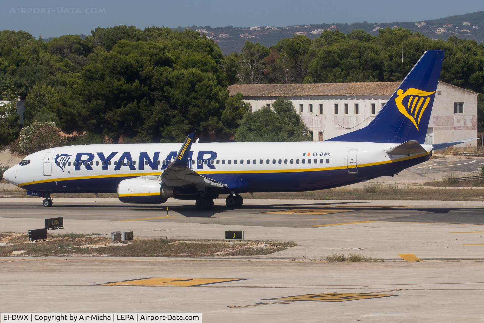 EI-DWX, 2008 Boeing 737-8AS C/N 33630, Ryanair