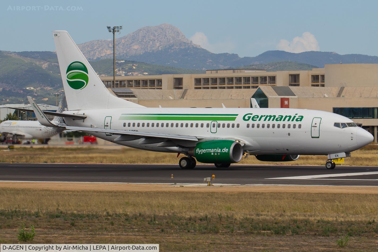 D-AGEN, 1998 Boeing 737-75B C/N 28100, Germania