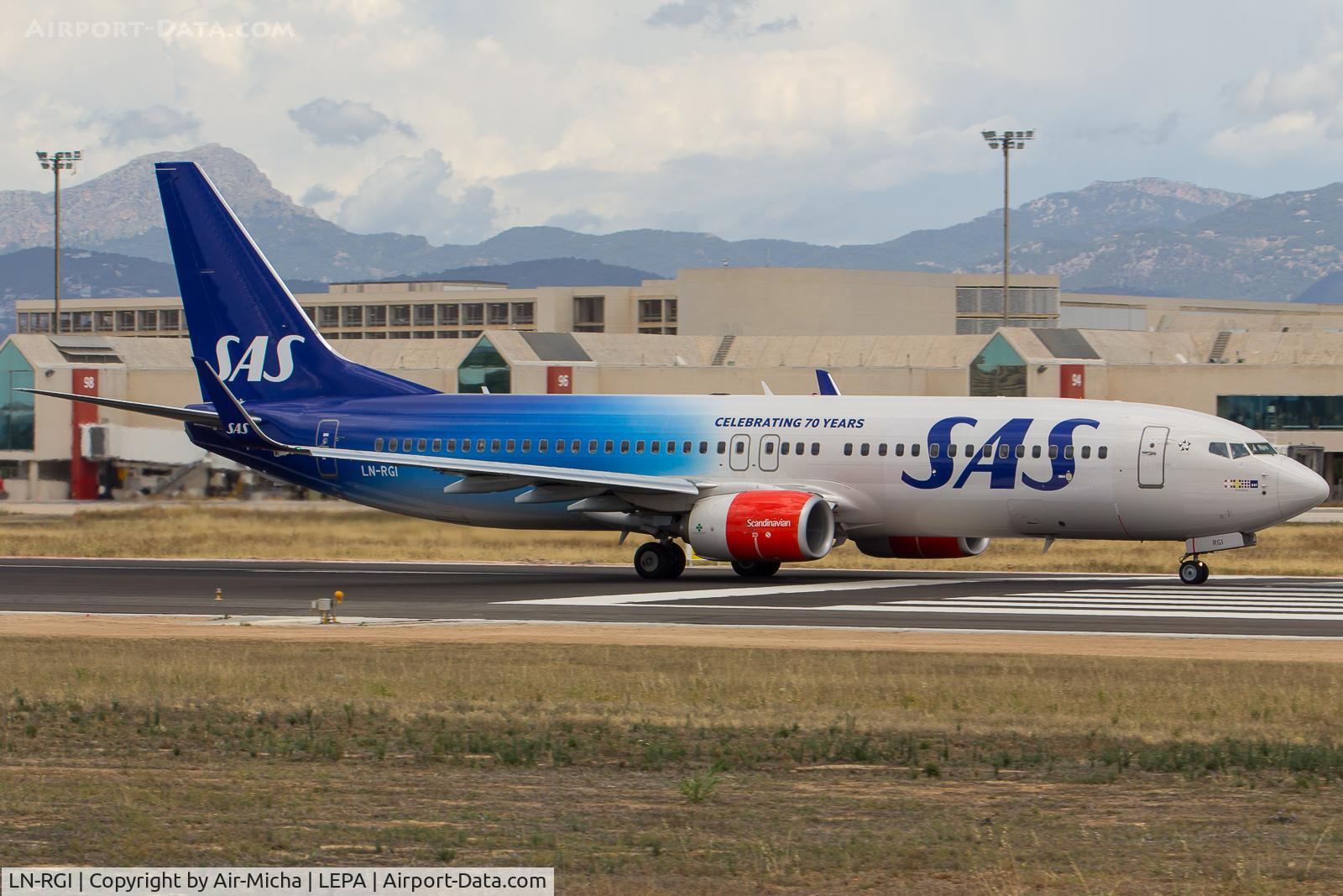 LN-RGI, 2014 Boeing 737-86N C/N 35646, SAS Airlines