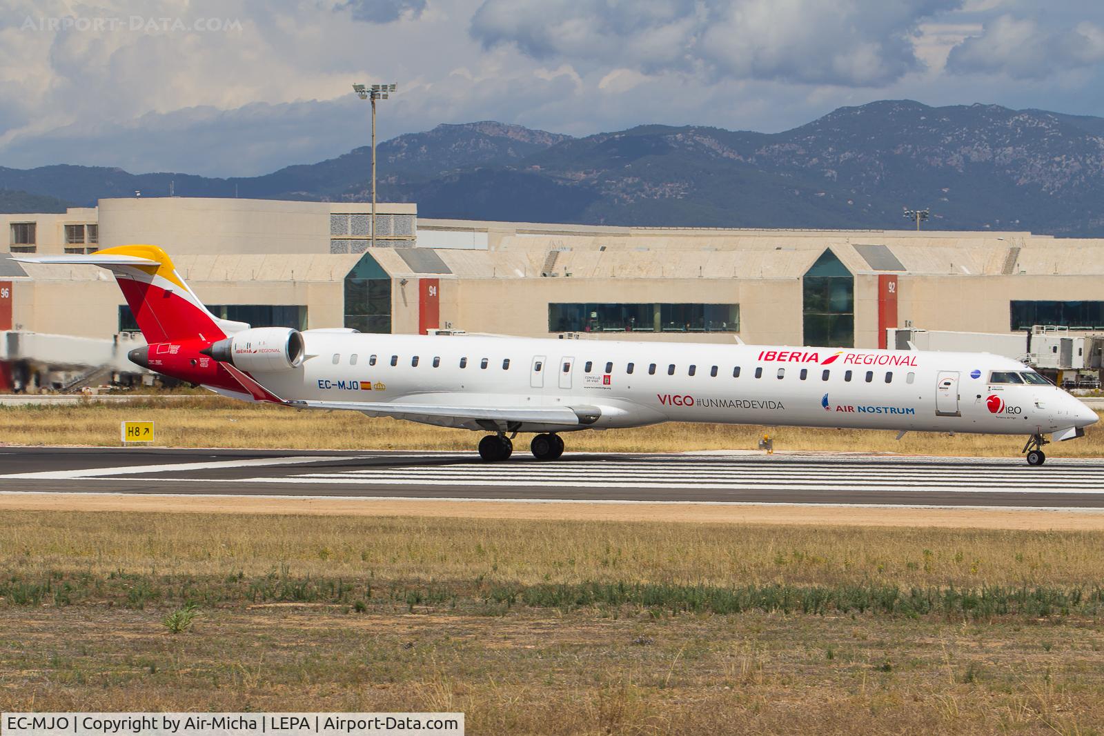 EC-MJO, 2016 Bombardier CRJ-1000 (CL-600-2E25) C/N 19045, Air Nostrum