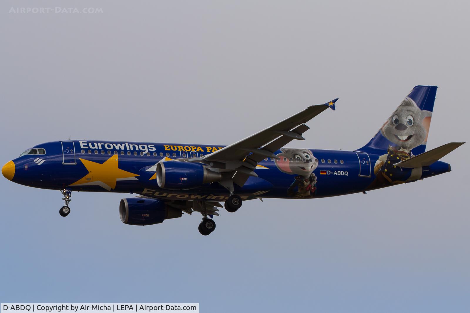 D-ABDQ, 2007 Airbus A320-214 C/N 3121, Eurowings