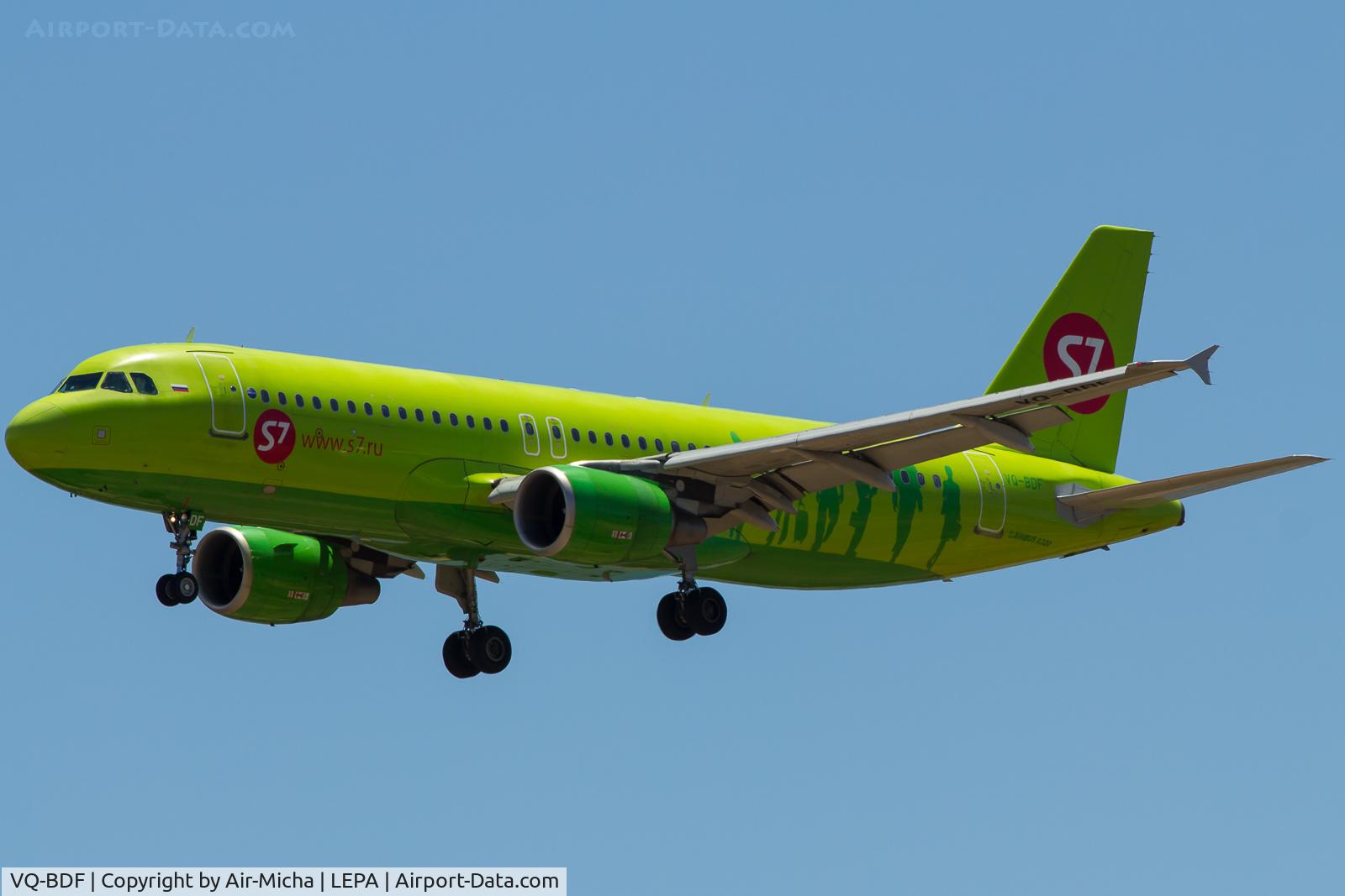VQ-BDF, 2009 Airbus A320-214 C/N 3880, S7 Airlines