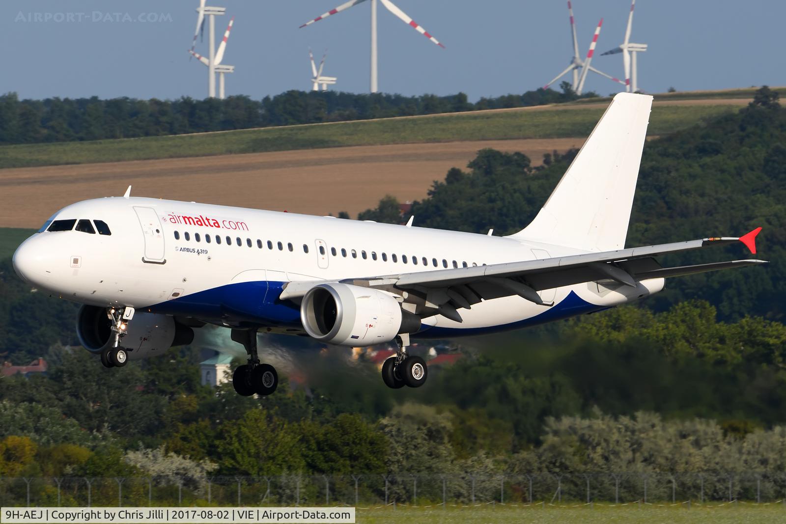 9H-AEJ, 2004 Airbus A319-112 C/N 2186, Air Malta