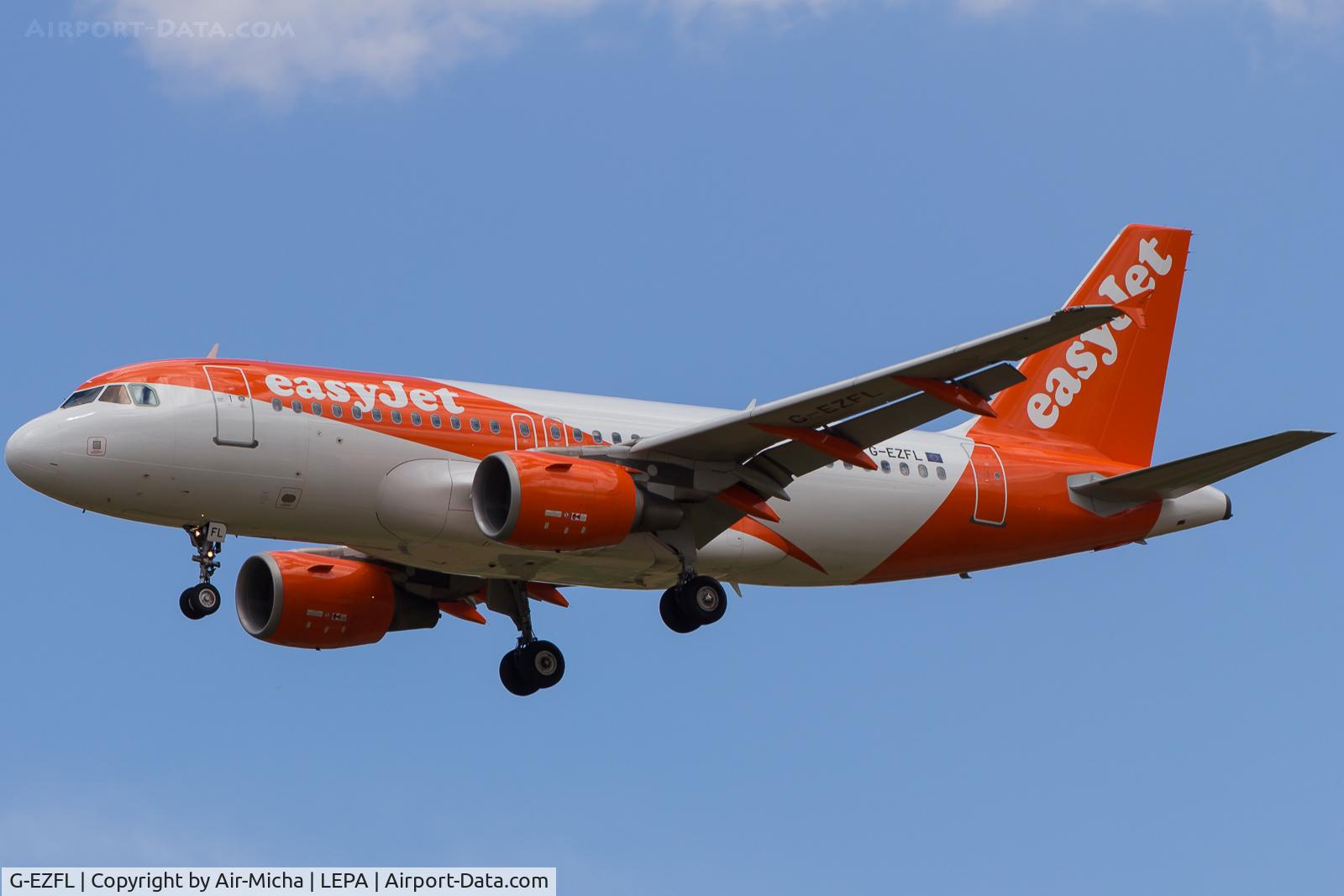 G-EZFL, 2009 Airbus A319-111 C/N 4056, EasyJet