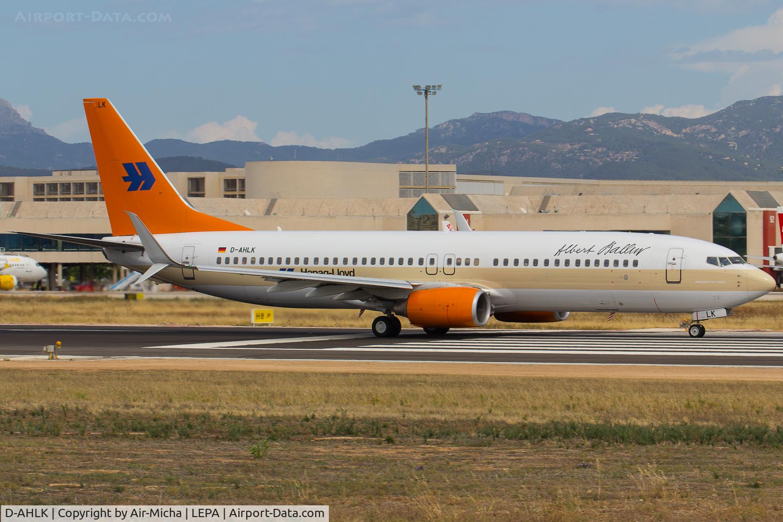 D-AHLK, 2008 Boeing 737-8K5 C/N 35143, TUIfly