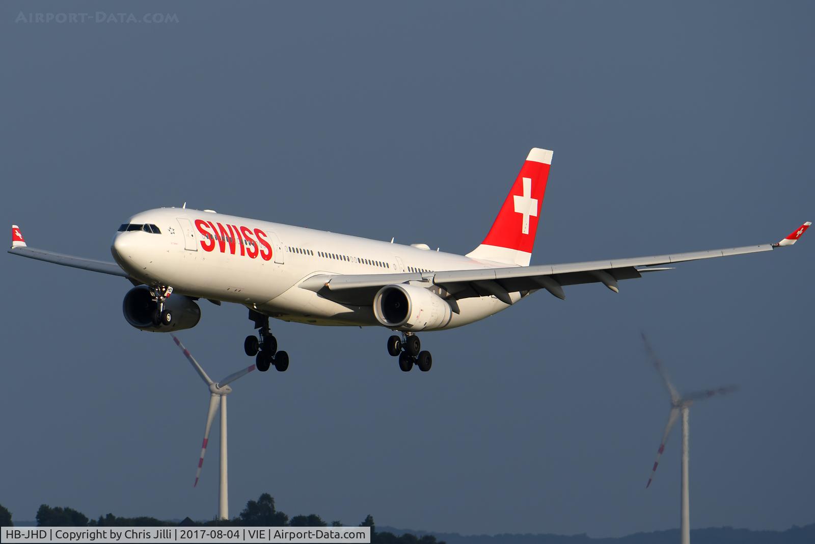 HB-JHD, 2009 Airbus A330-343 C/N 1026, Swiss