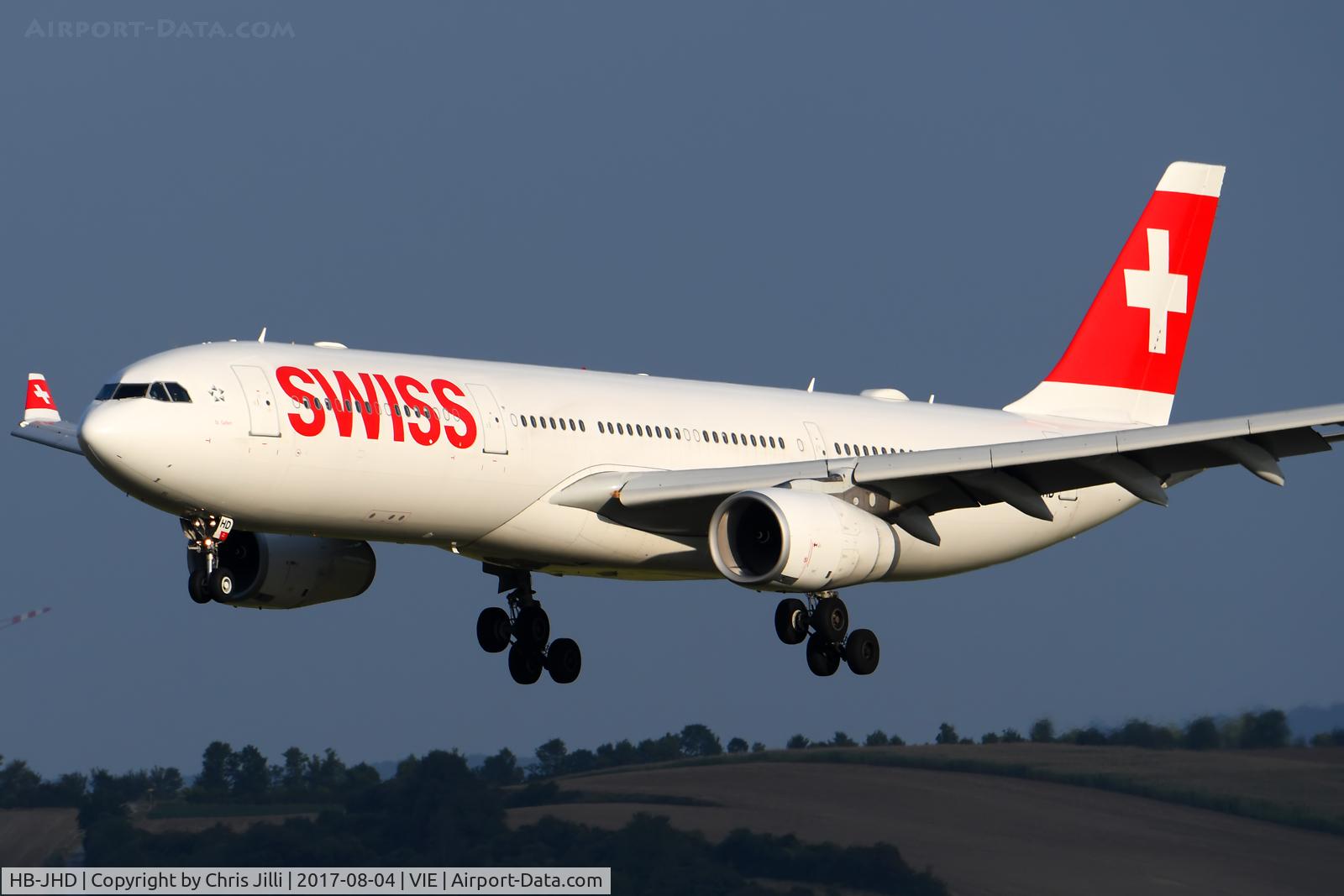 HB-JHD, 2009 Airbus A330-343 C/N 1026, Swiss