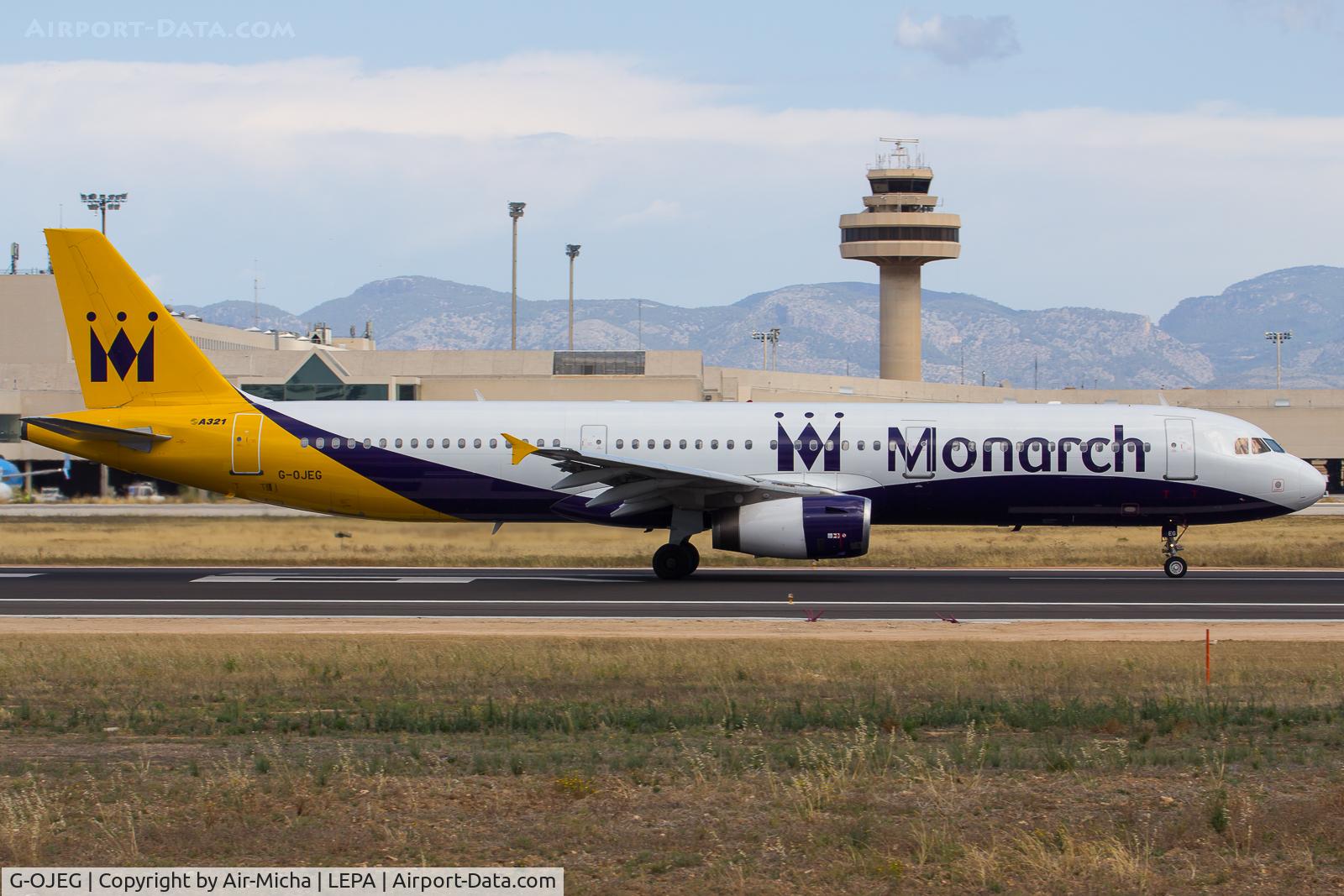 G-OJEG, 1999 Airbus A321-231 C/N 1015, Monarch Airlines