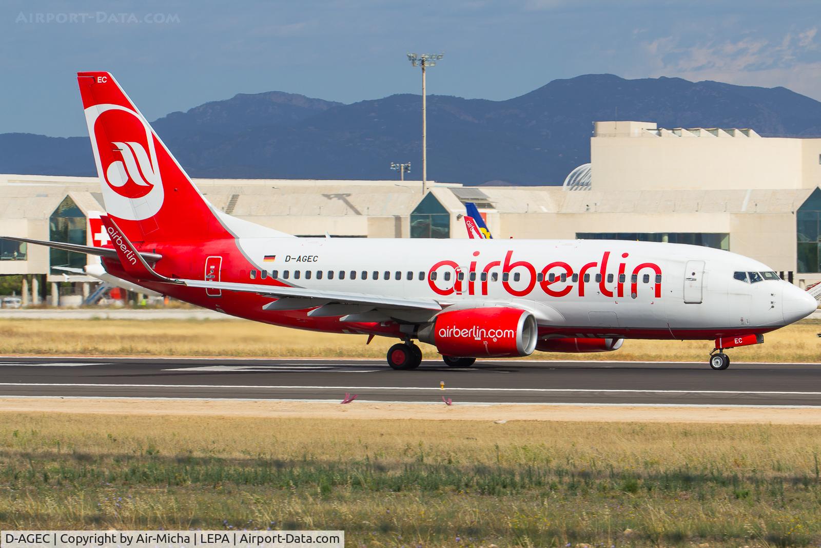 D-AGEC, 2009 Boeing 737-76J C/N 36118, Air Berlin