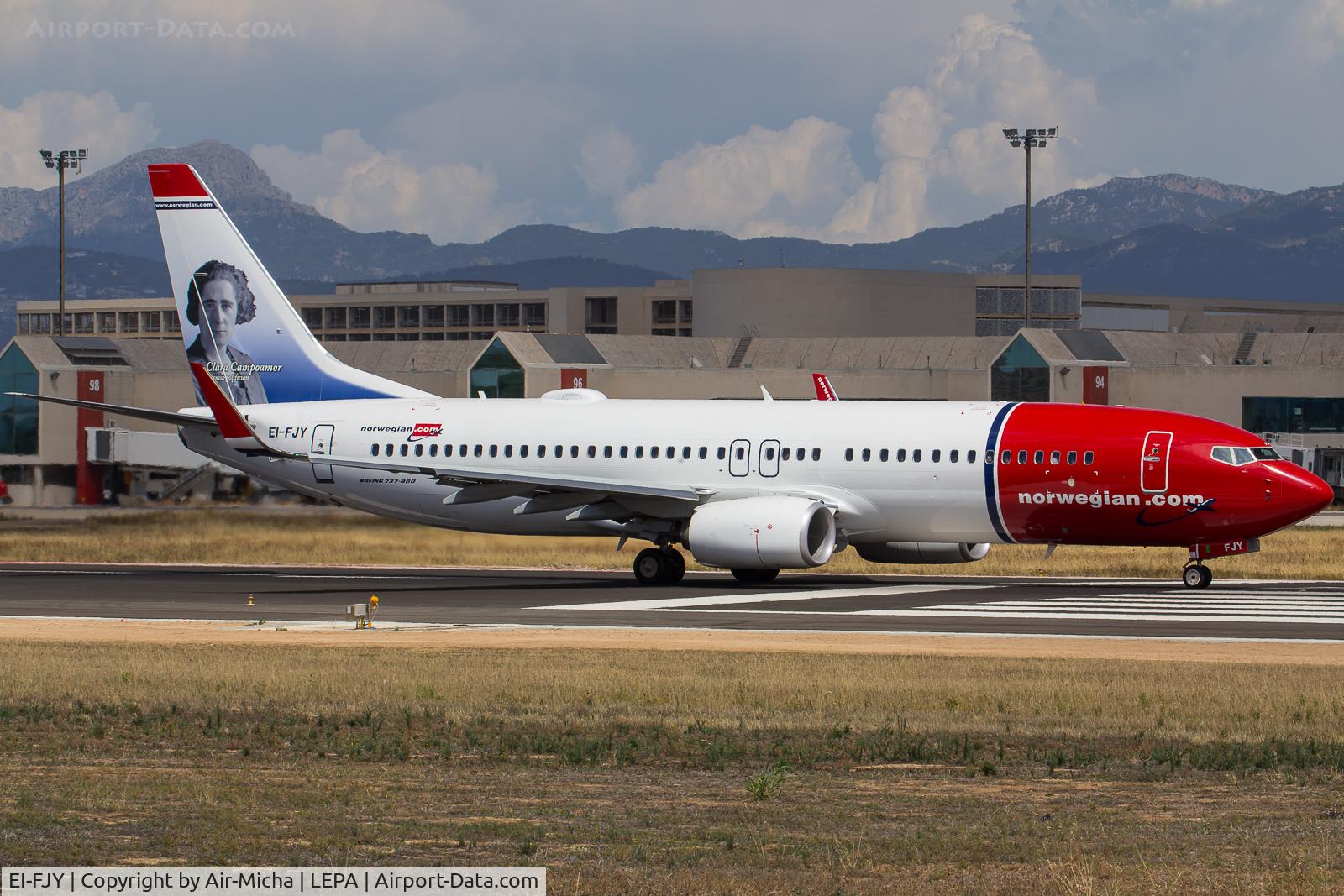 EI-FJY, 2016 Boeing 737-8JP C/N 42272, Norwegian Air International