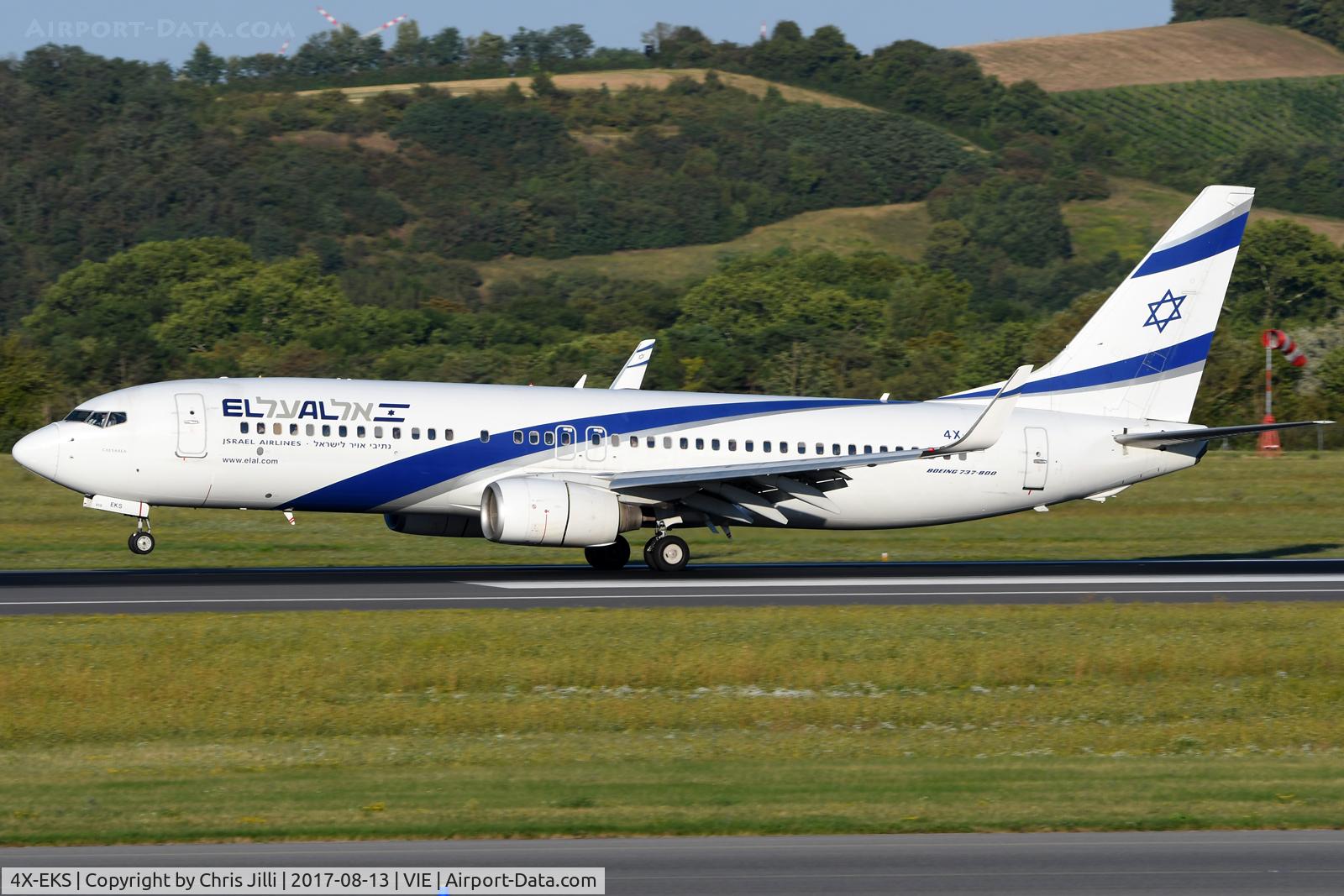 4X-EKS, 2008 Boeing 737-8HX C/N 36433, El Al