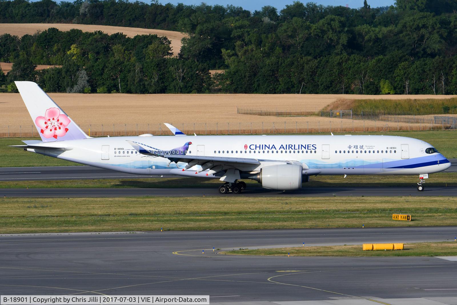 B-18901, 2016 Airbus A350-941 C/N 049, China Airlines