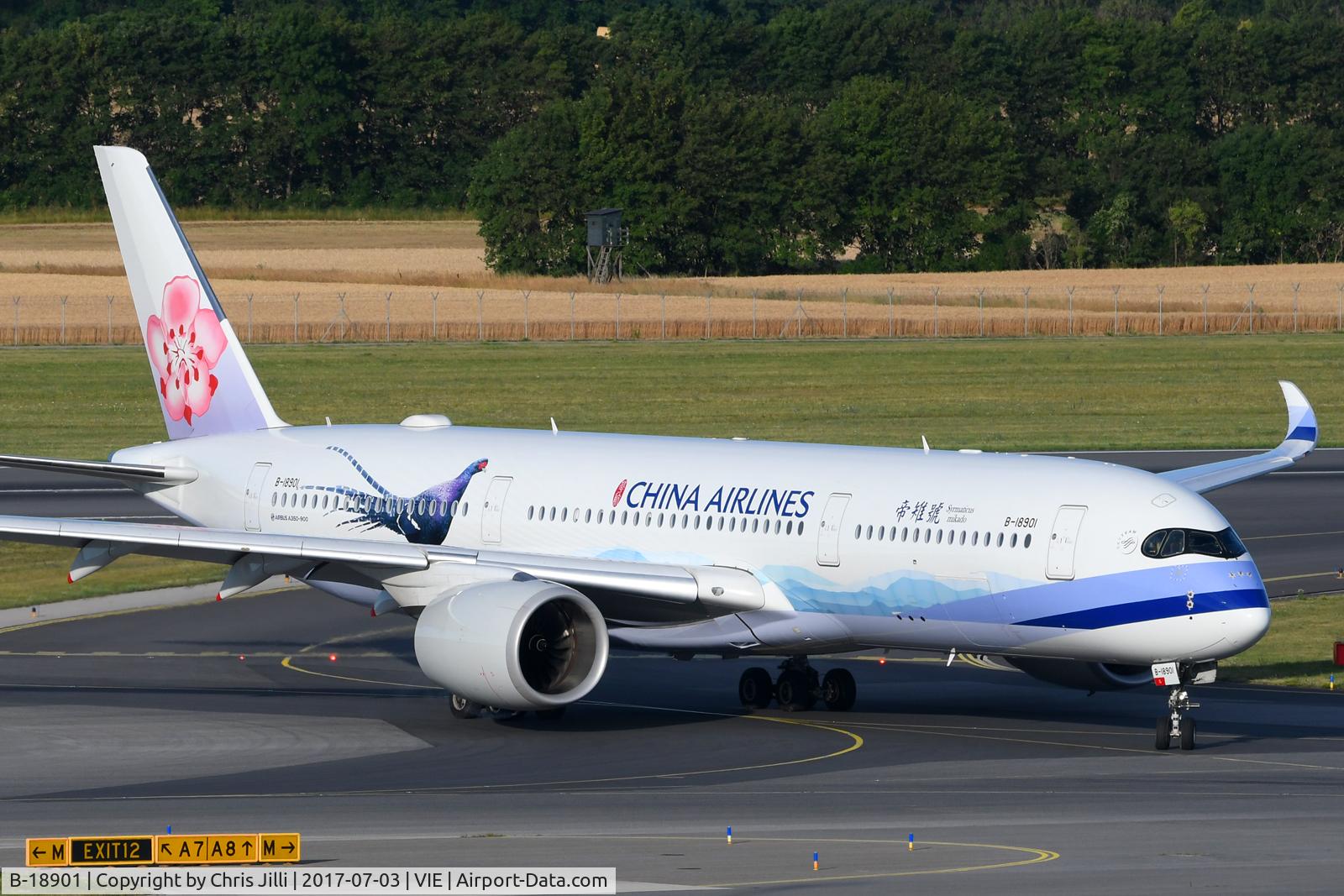 B-18901, 2016 Airbus A350-941 C/N 049, China AIrlines