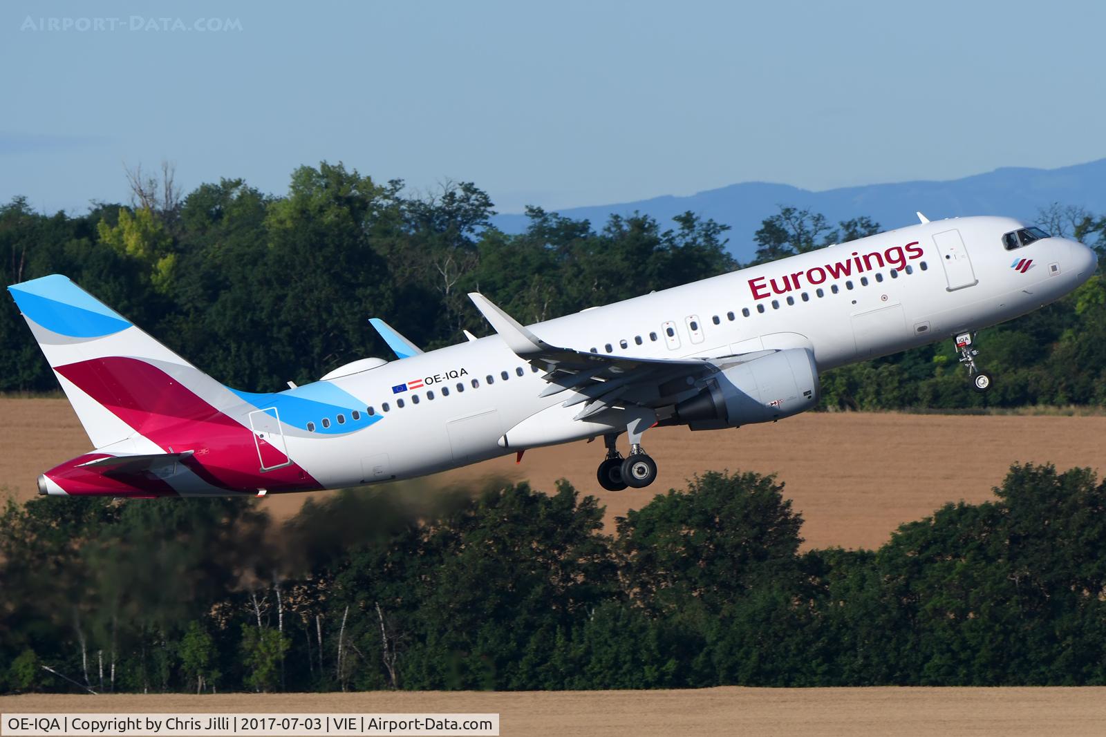 OE-IQA, 2016 Airbus A320-214 C/N 6992, Eurowings