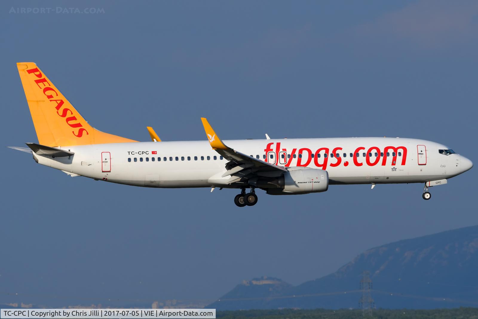 TC-CPC, 2012 Boeing 737-82R C/N 40878, Pegasus Airlines