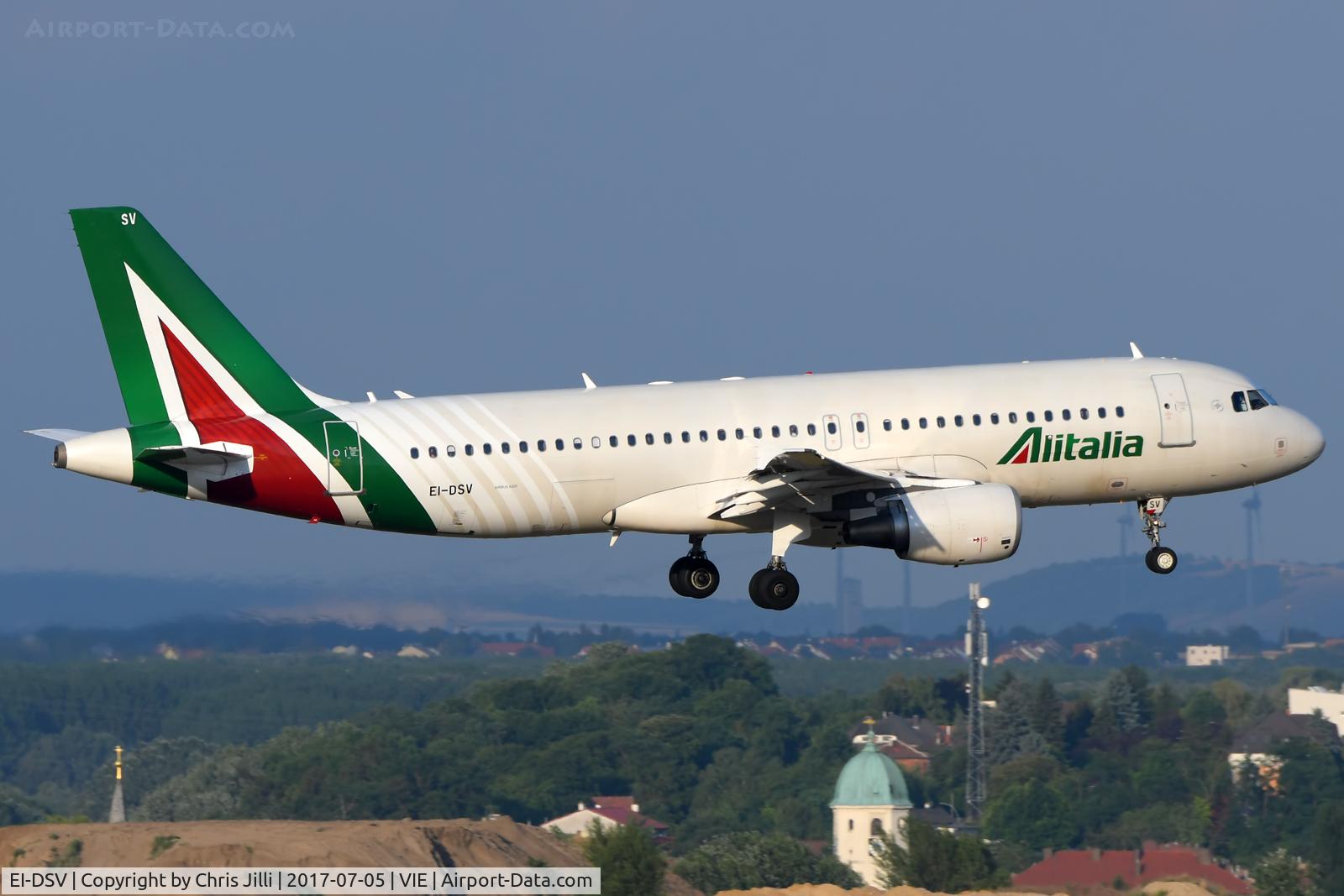 EI-DSV, 2008 Airbus A320-216 C/N 3598, Alitalia
