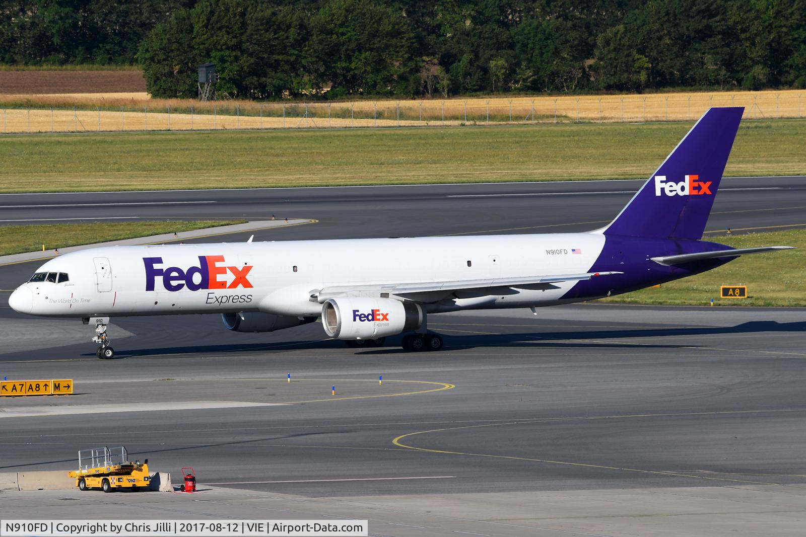 N910FD, 1991 Boeing 757-236 C/N 25054, FedEx Express