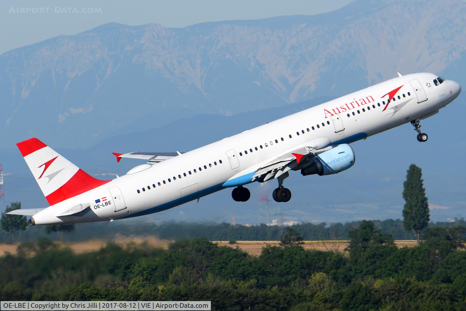 OE-LBE, 1998 Airbus A321-211 C/N 935, Austrian Airlines