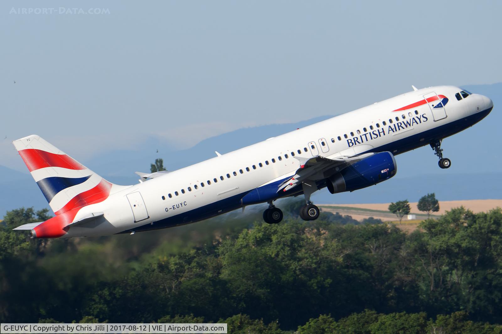 G-EUYC, 2008 Airbus A320-232 C/N 3721, British AIrways
