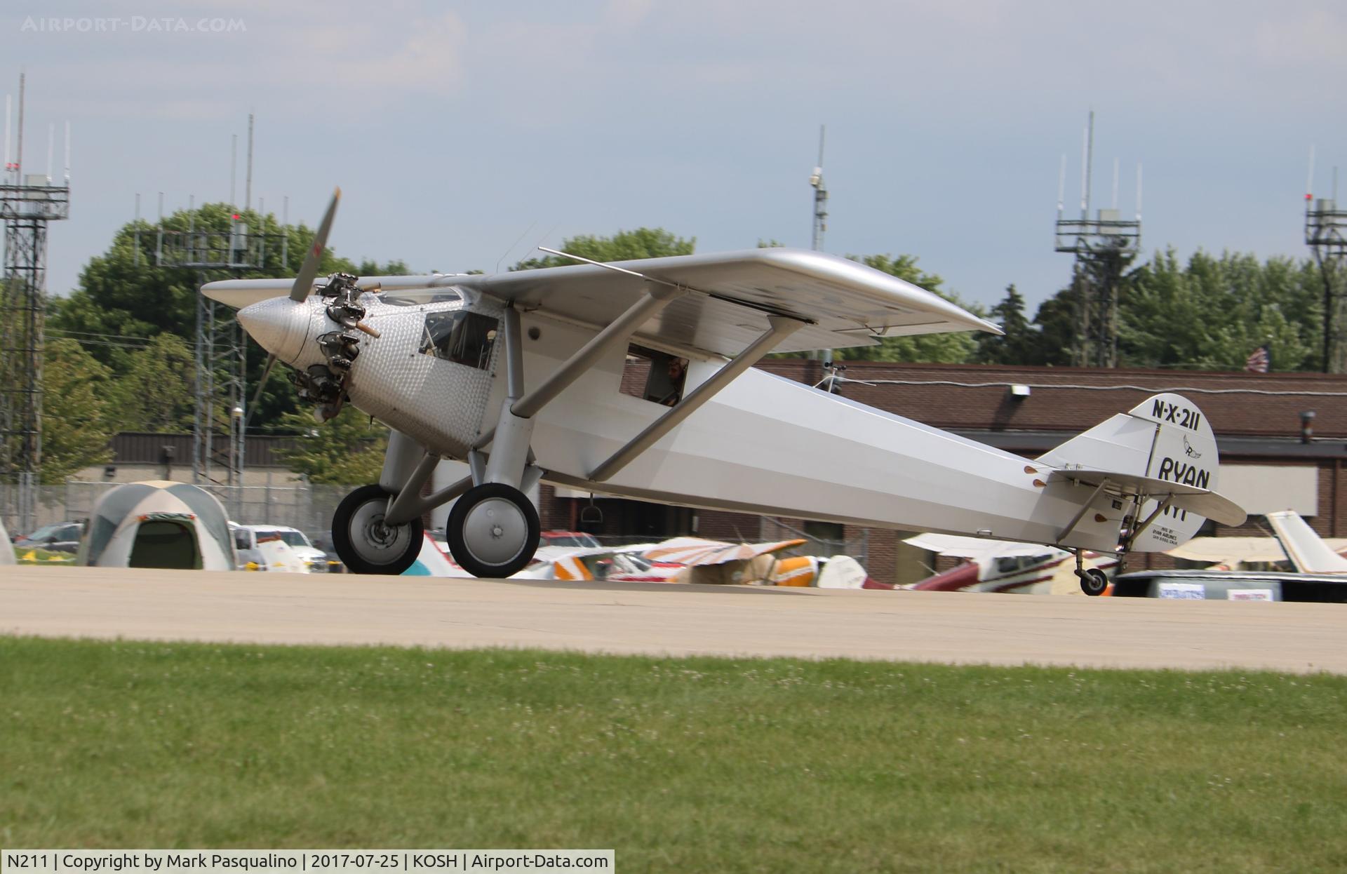 N211, 1990 Ryan NYP Replica C/N 2, Ryan NYP Replica