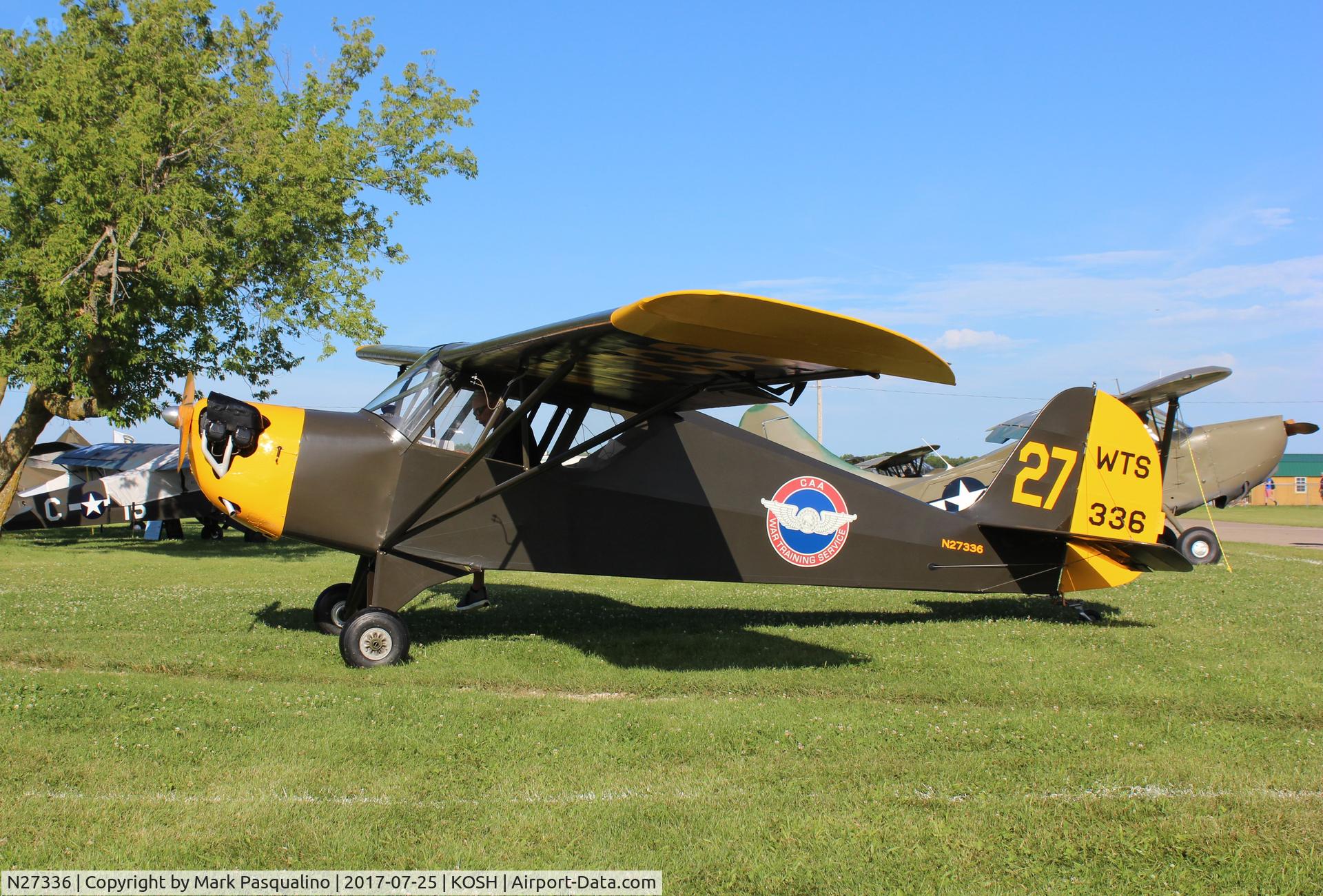 N27336, 1940 Aeronca 65-TC Tandem C/N F-1490T, Aeronca 65-TC